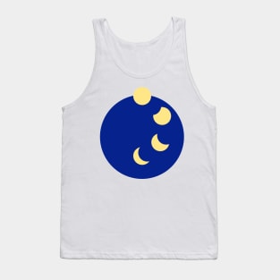 Moonset with Moon Phases Tank Top